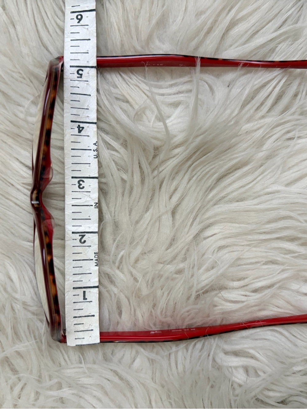 Oleg Cassini Bold Red Glasses - Picture 13 of 13